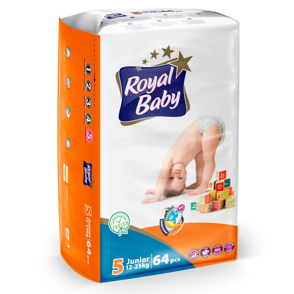 Royal Baby Diapers xl 64pcs – 6290