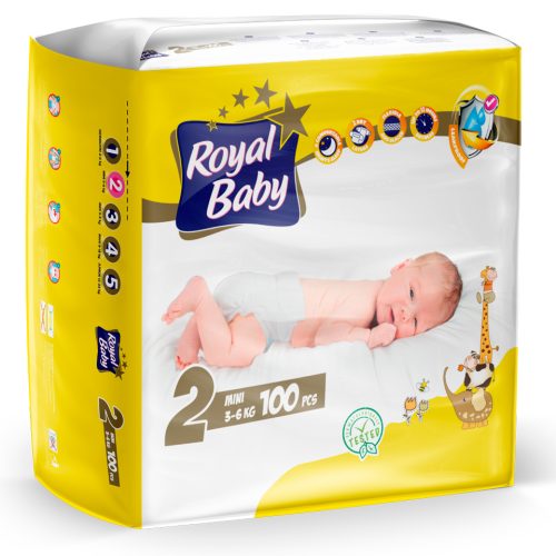 Royal Baby Diapers small 100pcs - 6287