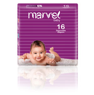 MARVEL 16 PACK DIAPERS L L-16 - 2087
