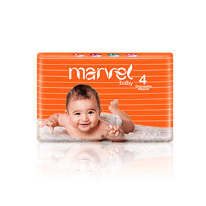 MARVEL 4 PACK DIAPER XL XL-4 - 2084