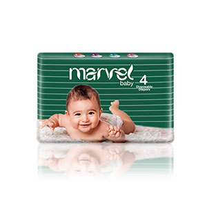 MARVEL 4 PACK DIAPER M M-4 - 2082