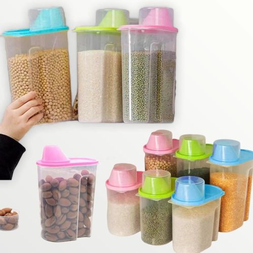 RICE STORAGE BOTTLE L 2KG - 8507