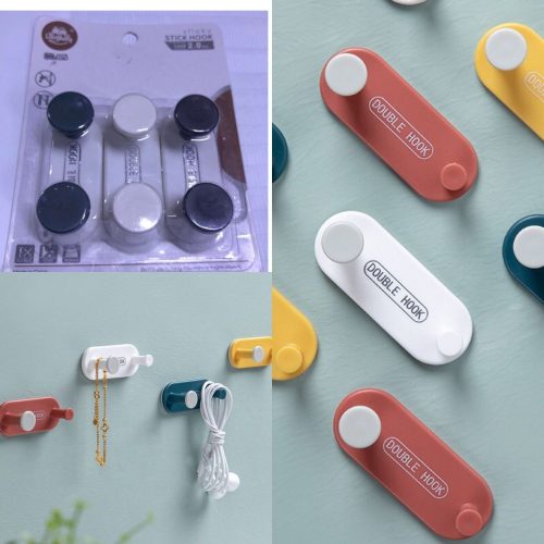 HOOK 6PCS STRONG STICKY GL-216 - 9509