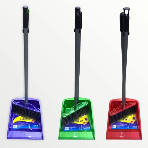 DUST PAN FEATHER DUST PAN WITH BROOM LONG BR-180-8028