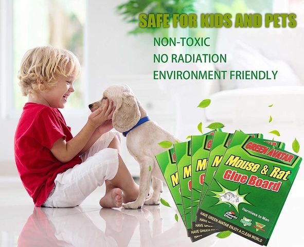 Rat Trap Rat Pads mice Trap Mouse Trap Glue Pad Rat Cather Gum Pad for Home Office Mouse Trap Non-Toxic Glue Pad Safe for Pets and Children - 11072 - Image 2