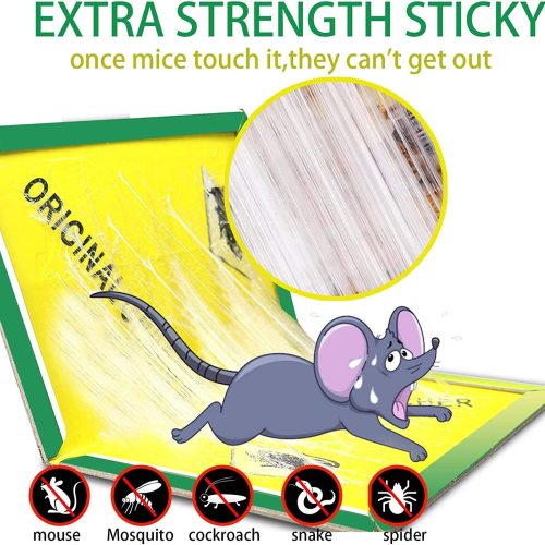 Rat Trap Rat Pads mice Trap Mouse Trap Glue Pad Rat Cather Gum Pad for Home Office Mouse Trap Non-Toxic Glue Pad Safe for Pets and Children  - 11072