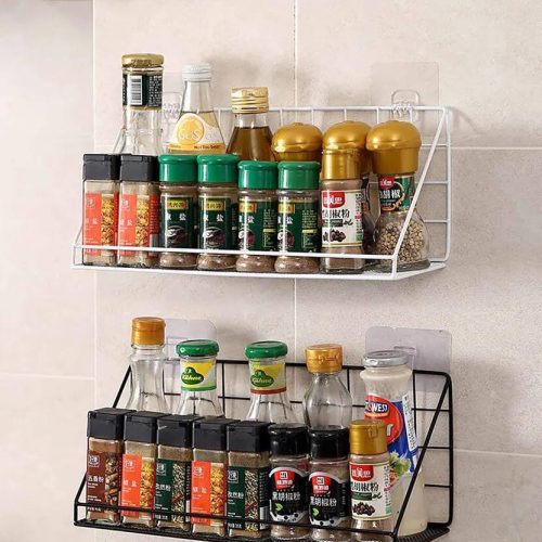 Iron Kitchen Shelf Free Punching Toilet Supplies Daquan Household Wall-Mounted Toilet Storage Rack - 7618