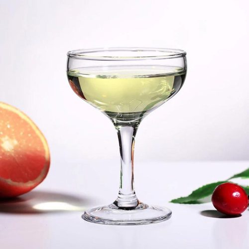 WINE GLASS FLAT 1PC JR1005 - 1Pcs Single -1584-1