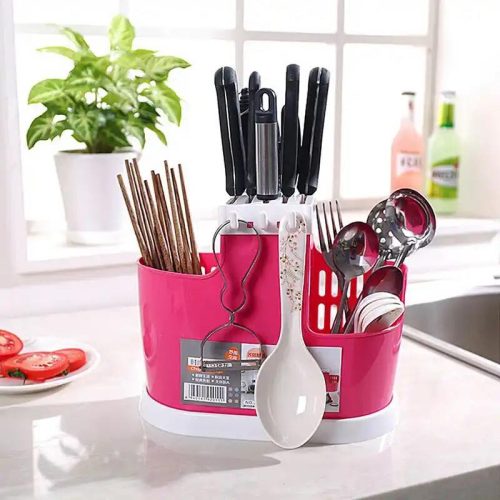 Multifunctional Tableware Storage Rack Plastic Shelf Chopsticks Drain Rack Filter Rack Creative Kitchen Tools Kitchen Tools - 12607