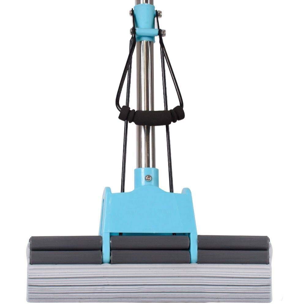 Sponge Mop Floor Cleaning Adjustable Magic Mop Stainless Steel Handle Squeeze Mop- 2756 - Image 3