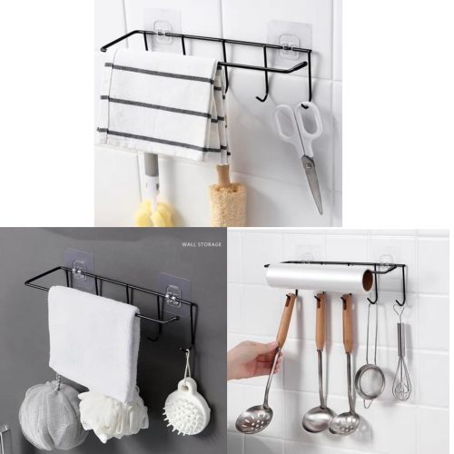 MULTIPURPOSE HANGER WITH TISSU HOLDER -12235