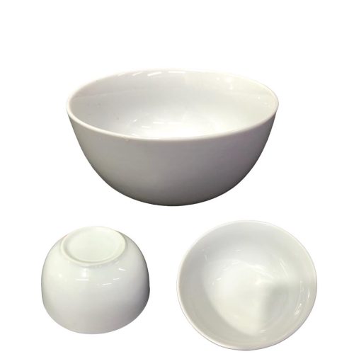 CERAMIC WHITE BOWL 11*6CM DEEP -11839