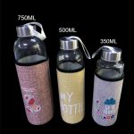 GLASS BOTTLE WITH COVER 750M - 11317
