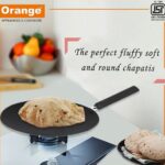 ORANGE CONCAVE CHAPATI TAWA 27.5CM Code:-11586