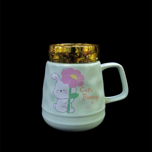FINGERTOUCH BOTTLE MUG WITH LID  - 6566