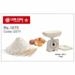 KITCHEN SCALE 2KG LION STAR Code:-2511