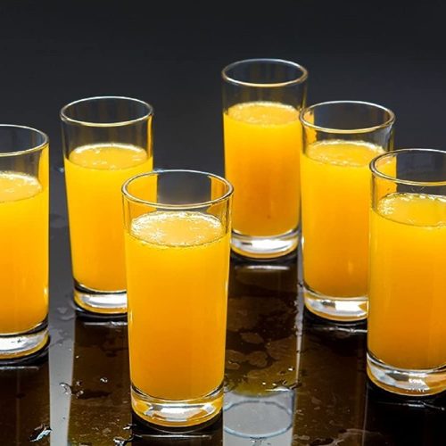 Drinking GLASS YJA-1009 200ML - 6Pcs Set Size:-6*11Cm/ 200ML Code:-11316-6