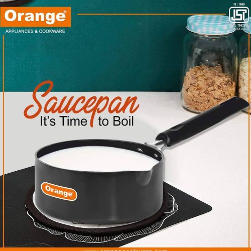 SAUCE PAN 10" ORANGE  -11576