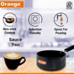 SAUCE PAN 11 INCH ORANGE  Code:-11577