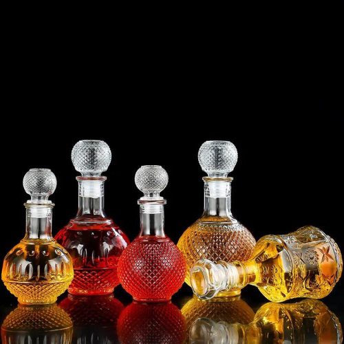 WINE GLASS BOTTLE ROUND Code:-12767