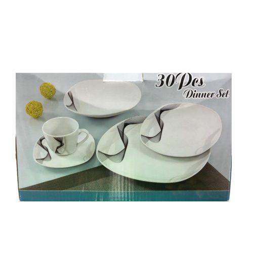 DINNER SET R.F 30PCS SQUARE Code:-12840