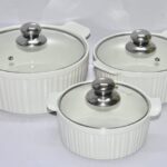 CERAMIC SOUP POT SET SMALL 1 Pcs Code:-12570