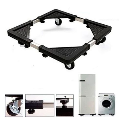 Rack Stand With Wheels Base Multi-Functional Movable Adjustable Base - 7289