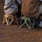 Portable Folding Stool Durable Traveling Camping Chairs Fishing Foldable Square Campstool Outdoor Trave Accessories Camp Chair - 12970