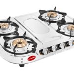 STAINLESS STEEL GAS COOKER 4 BURNER-13780