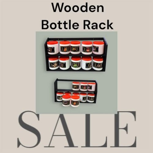SPICE RACK BLACK WITH BOTTLE 10PCS Code:-11154