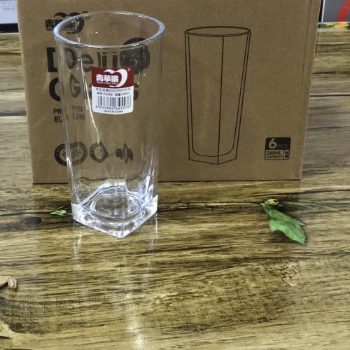 WATER GLASS Y5402 255ML 6.5*13.5Cm/ 6 Pcs Code:-8684-6