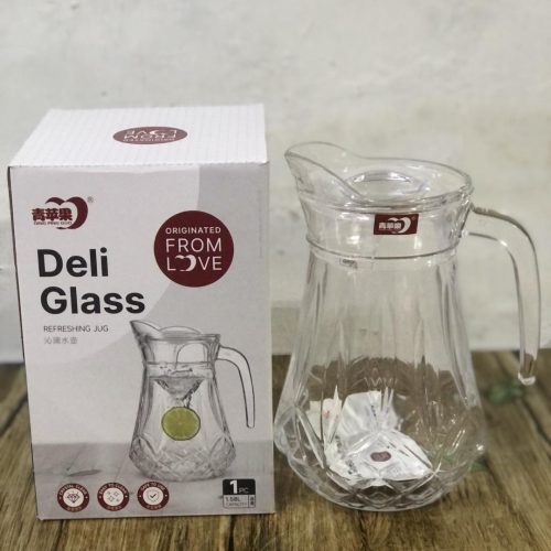 GLASS WATER JUG EH-1002-1D Code:-7008