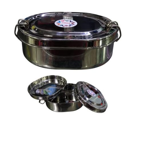 JVL S/STEEL RECTANGLE TIFFIN BOX Code :-13810