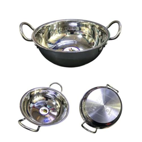 CHIARO ST.STEEL KADAI 20CM Code:-13777