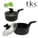 TKS 18cm Sauce Pan / Milk Pot Hard Anodized Material 3mm  Code:-9011