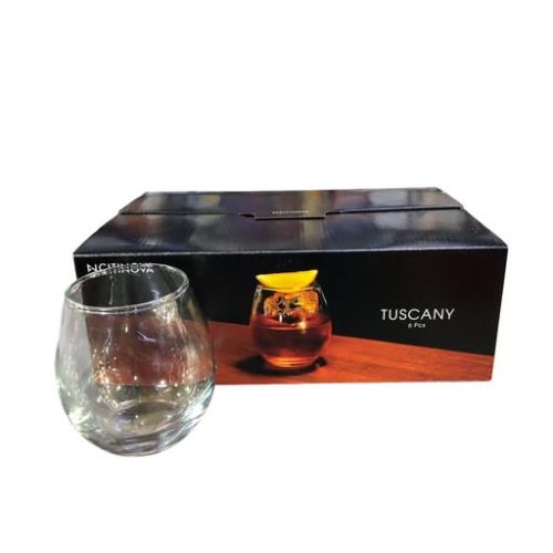 DRINKING TUSCANY GLASS 6 PCS 7*11CM Code:-13758-1