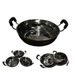 STAINLESS STEEL KADAI NO.05 Code:-13803