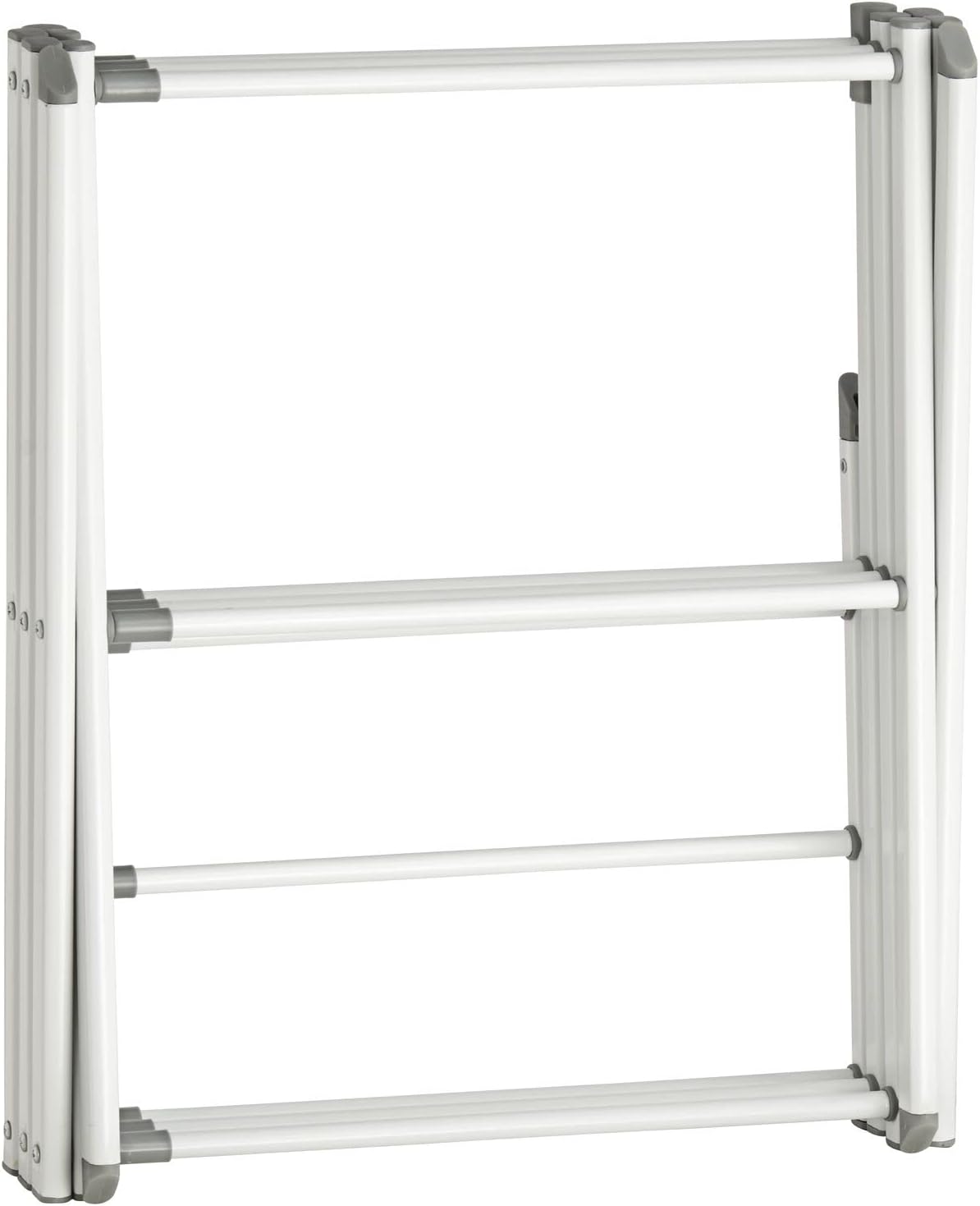 Pull-Out Clothes Dryer- Clothes Airer with 3 Levels - Space-Saving Clothes Airer for Laundry Room and Household - Made of Sturdy Metal with Plastic-7350 - Image 3