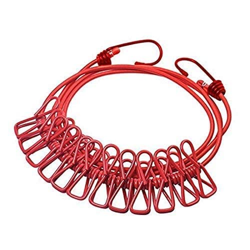 CLOTH CLIP STEEL WITH ROPE  Size:-12 feet lengeth max Code:-11161
