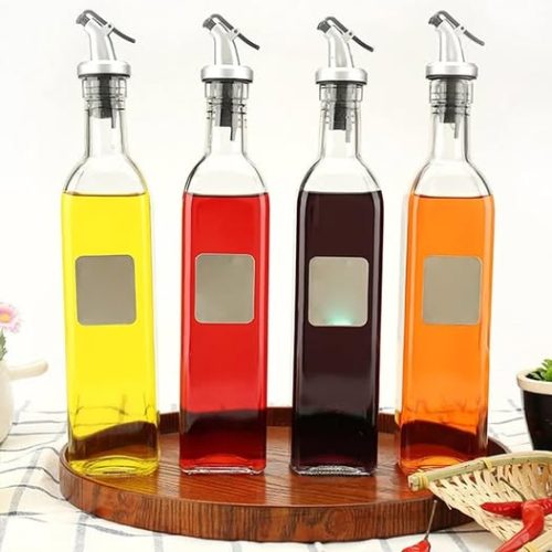 GLASS OIL BOTTLE 500ML Code:-7233