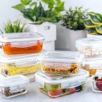GLASS LUNCH BOX TW-1 MEDIUM Code:-13852