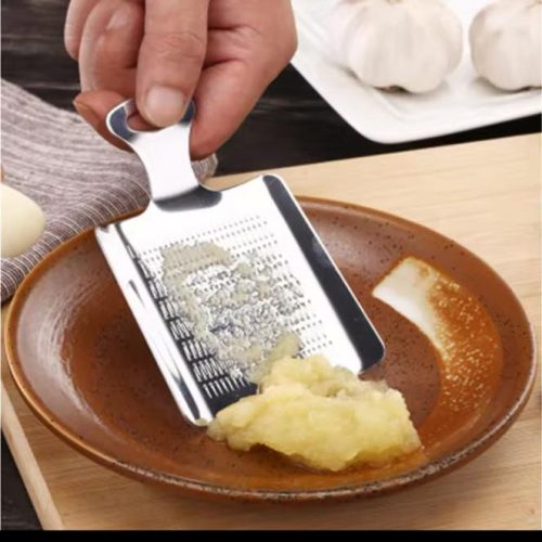 Ginger Crusher Stainless Steel Ginger Crusher Portable Tool Easy To Use Wasabi Grater Multi-functional Kitchen Utensil for Fruits Vegetables-13919