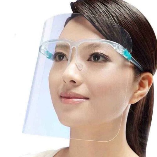 Face Shield Clear Mask with Lents Anti-fog Anti-dust Anti-Splash 10 Units-Code:-8570