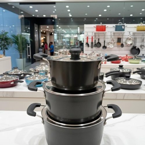 ENOMAX HARDANODIZED SAUCE PAN 10 Size:-15*8 Cm Code:-14297