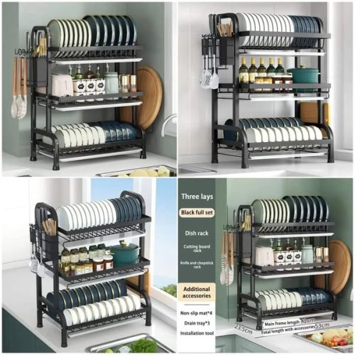 DISH RACK AMILEX 3 LAYER ADR-0302 Code:-7200