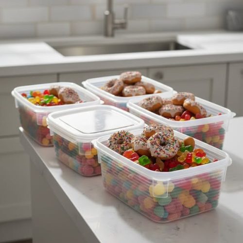 PLASTIC BOX TP CLEAN PACK 12000 LB-L Size:-40*26*17Cm Code:-14686