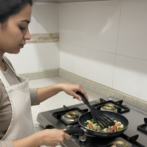 FRY PAN MITSHU MARBLE 20CM MFP-2320 M