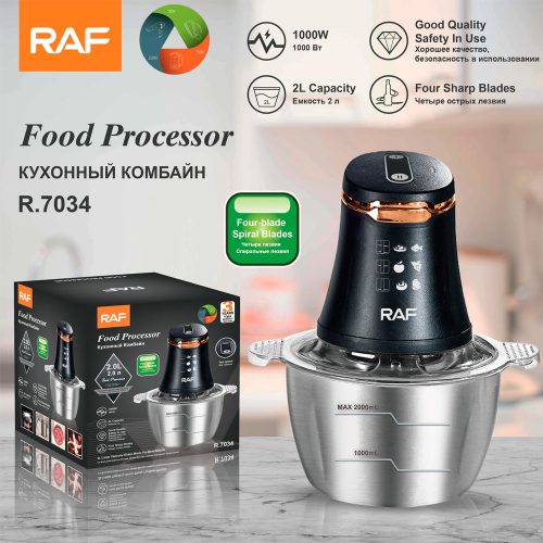 FOOD PROCESSOR 2L RAF R.7034 - 15270