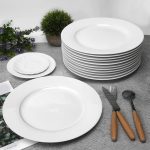 CERAMIC DINNER PLATE 10.5inches WHITE NORMAL-1594