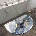 BATHROOM CARPET HALF ROUND A.G.M-11045